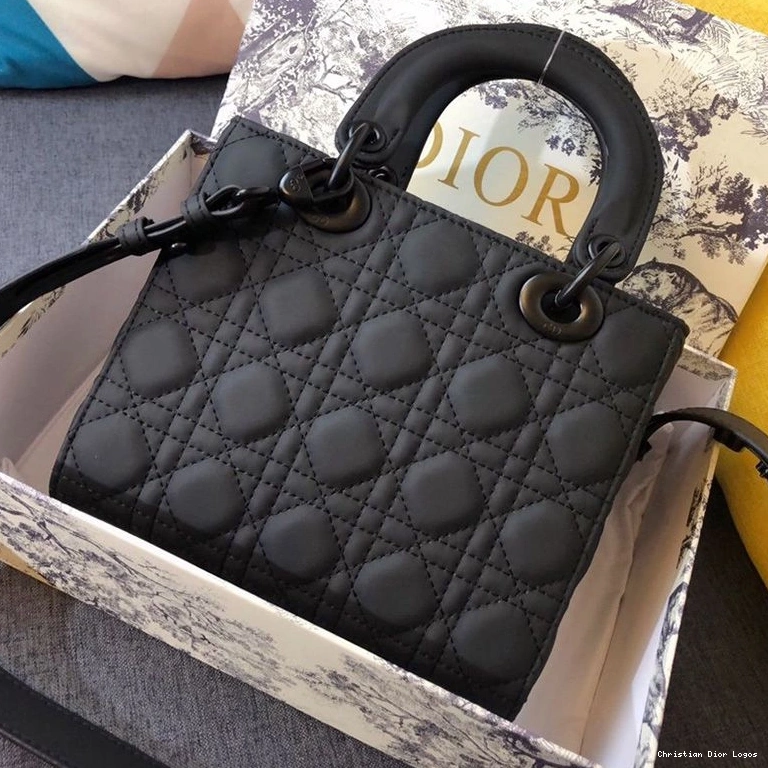 Cheap Calfskin Dior Ultramatte Black ABCDior Cannage Bag My Lady 0712 Luxury